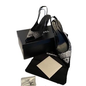 Chanel sling back shoes